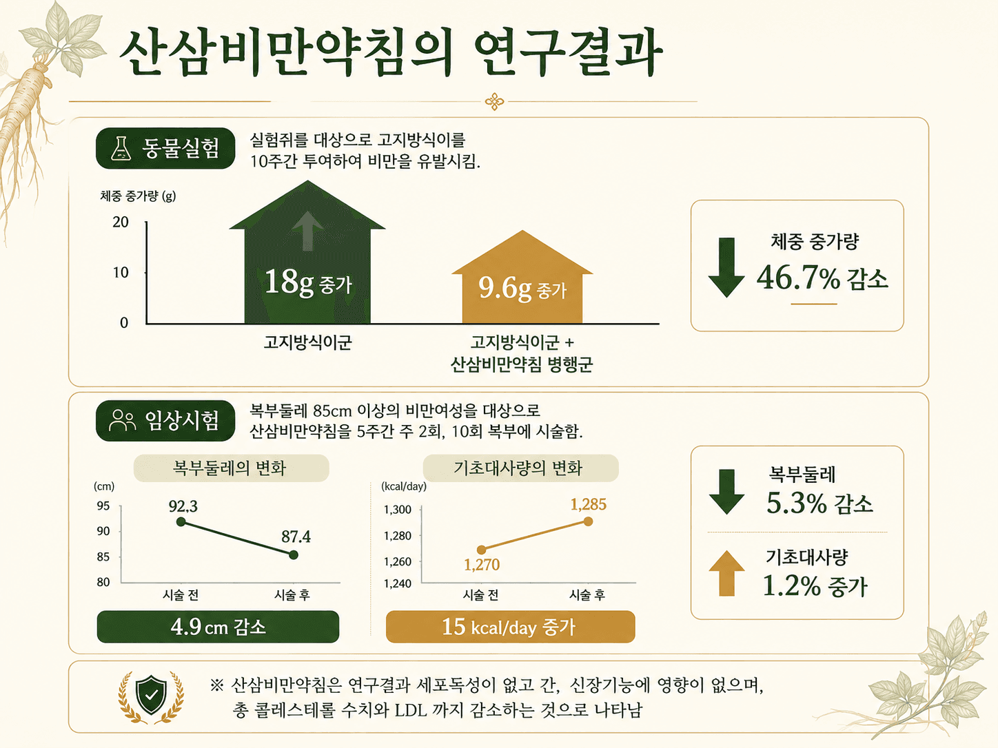 산삼 비만 약침 시술 이미지 2